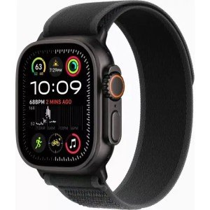 Часы Apple Watch Ultra 2 2024 49 мм, S/M, Titanium Case with Black Trail Loop