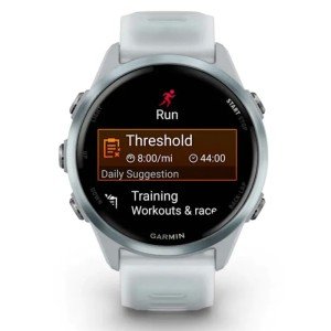 Умные часы Garmin Forerunner 570 - 42mm Cloud Blue Aluminium with Translucent Whitestone/Cloud Blue Band (010-02970-01)