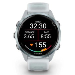 Умные часы Garmin Forerunner 570 - 42mm Cloud Blue Aluminium with Translucent Whitestone/Cloud Blue Band (010-02970-01)