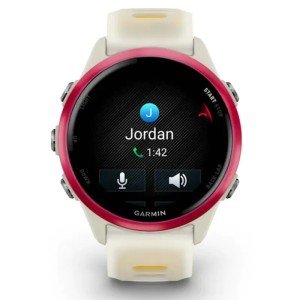 Умные часы Garmin Forerunner 570 - 42mm Raspberry Aluminium with Translucent Bone/Mango Band (010-02970-02)