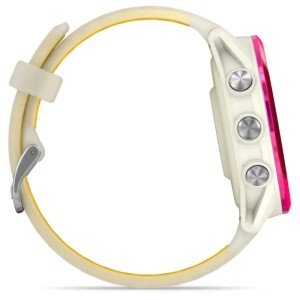 Умные часы Garmin Forerunner 570 - 42mm Raspberry Aluminium with Translucent Bone/Mango Band (010-02970-02)