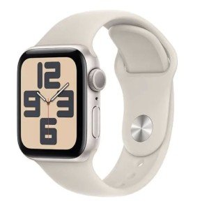Часы Apple Watch SE 2023 GPS 44mm Starlight Aluminum Case with Sport Band Starlight (Сияющая звезда) Часы Apple Watch SE 2023 GPS 44mm Starlight Aluminum Case with Sport Band Starlight (Сияющая звезда)