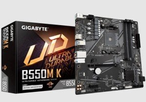 Материнская плата AMD B550 SAM4 MATX B550M K GIGABYTE