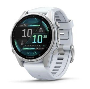 Умные часы Garmin Fenix 8 43 mm Silver with Whitestone Silicone Band (Серебристый) Умные часы Garmin Fenix 8 43 mm Silver with Whitestone Silicone Band (Серебристый)