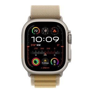 Умные часы Apple Watch Ultra 2 49 мм Titanium Case GPS + Cellular, natural/tan alpine loop, S