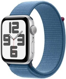Смарт-часы Apple Watch SE (2023) GPS 40 мм, sport loop, серебристый/голубой Смарт-часы Apple Watch SE (2023) GPS 40 мм, sport loop, серебристый/голубой