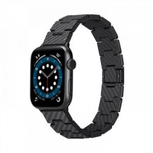 Карбоновый браслет Pitaka для Apple Watch Series 9-1, SE и Ultra 2 / Ultra (38/40/41/42/44/45/49мм) - Retro AWB1004 Карбоновый браслет Pitaka для Apple Watch Series 9-1, SE и Ultra 2 / Ultra (38/40/41/42/44/45/49мм) - Retro AWB1004