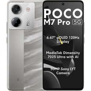 Смартфон Xiaomi Poco M7 Pro | 8/256 ГБ (Серебристый | Silver) Смартфон Xiaomi Poco M7 Pro | 8/256 ГБ (Серебристый | Silver)