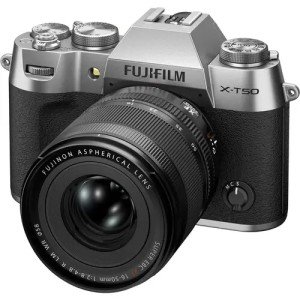 Беззеркальный фотоаппарат Fujifilm X-T50 Kit XF 16-50mm f/2.8-4.8, серебристый