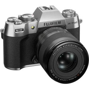 Беззеркальный фотоаппарат Fujifilm X-T50 Kit XF 16-50mm f/2.8-4.8, серебристый