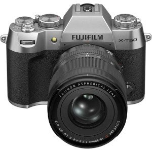 Беззеркальный фотоаппарат Fujifilm X-T50 Kit XF 16-50mm f/2.8-4.8, серебристый