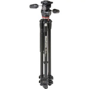 Штатив Manfrotto MK290XTA3-3W штатив алюм. MT290XTA3 + головка MH804-3W  3/171,5/70,7/2,52/4 (сек/выс/слож/вес/нагр) черный