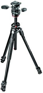 Штатив Manfrotto MK290DUA3-3W штатив алюм. MT290DUA3 + головка MH804-3W DUAL 3/175,5/74/2,59/4 (сек/выс/слож/вес/нагр) черный