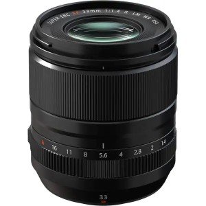 Объектив Fujifilm Fujinon XF 33mm f/1.4 R LM WR, черный