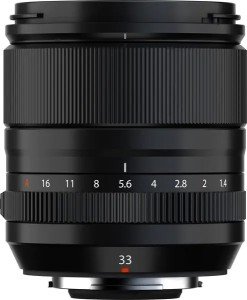 Объектив Fujifilm Fujinon XF 33mm f/1.4 R LM WR, черный
