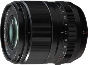 Объектив Fujifilm Fujinon XF 33mm f/1.4 R LM WR, черный