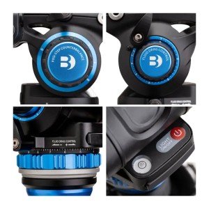 Benro C3883TS6PRO штатив Aero с видеоголовой/ трансформер в монопод/карбоновый с цангами