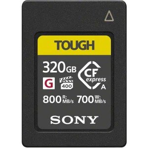 Карта памяти Sony CFexpress Type А 320GB R800/W700MB/s (CEA-G320T)