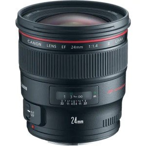Объектив Canon EF 24mm f/1.4L II USM, Черный Объектив Canon EF 24mm f/1.4L II USM, Черный