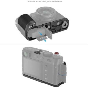 SmallRig 4556 Угловая площадка L-Bracket (черная) для цифровых камер X100VI / X100V