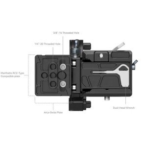SmallRig 4244 Поворотная плошадка для цифровых камер Sony серий A1 / A7 / A9 / FX