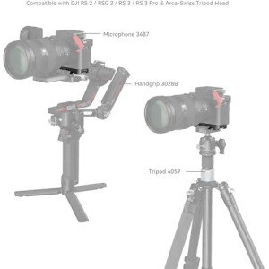 SmallRig 4438 Площадка для аксессуаров Bottom Mount Plate (черная) для камеры A7C II / A7CR