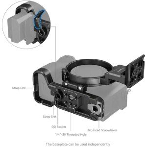 SmallRig 4570 Поворотная площадка для цифровых камер Sony A7CII / A7CR (комплект)