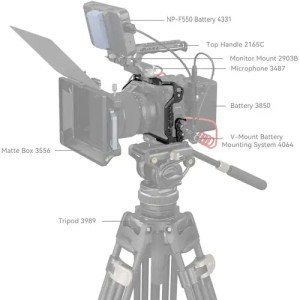 SmallRig 4201 Комплект для камеры FujiFilm GFX100 II, клетка, фиксатор кабеля