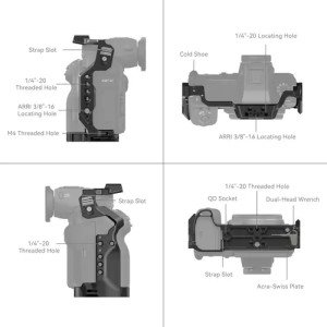 SmallRig 4201 Комплект для камеры FujiFilm GFX100 II, клетка, фиксатор кабеля