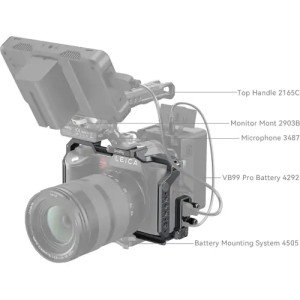 SmallRig 4162 Комплект для цифровых камер Leica SL2 / SL2-S, клетка, фиксатор кабеля