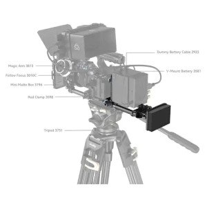 SmallRig 4063B Держатель аккумулятора с упором для цифровой камеры Advanced Compact V-Mount Battery