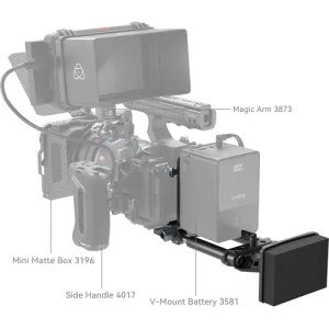 SmallRig 4063B Держатель аккумулятора с упором для цифровой камеры Advanced Compact V-Mount Battery