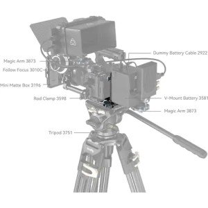 SmallRig 4505 Держатель аккумулятора для цифровой камеры V-Mount Battery Mount Plate