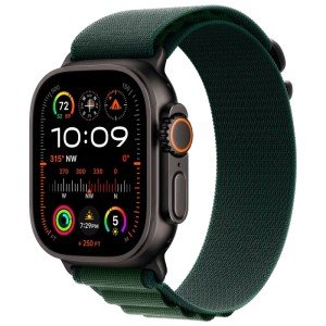 Умные часы Apple Watch Ultra 2 49 мм Black Titanium Alpine Loop Dark green Умные часы Apple Watch Ultra 2 49 мм Black Titanium Alpine Loop Dark green
