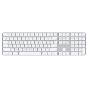 Клавиатура Apple Magic Keyboard with Touch ID and Numeric Keypad MK2C3LL/A (2021) White белая беспроводная Клавиатура Apple Magic Keyboard with Touch ID and Numeric Keypad MK2C3LL/A (2021) White белая беспроводная