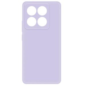 Накладка силикон Borasco Microfiber Case для Xiaomi 14T Pro Лавандовый Накладка силикон Borasco Microfiber Case для Xiaomi 14T Pro Лавандовый