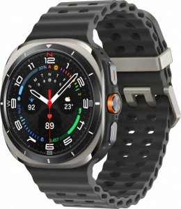 Смарт-часы Samsung Galaxy Watch Ultra (2024) - 47 mm (SM-L705) Titanium Silver (черный ремешок) Смарт-часы Samsung Galaxy Watch Ultra (2024) - 47 mm (SM-L705) Titanium Silver (черный ремешок)