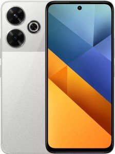 Смартфон Xiaomi Poco M6 4G 6/128, серебристый