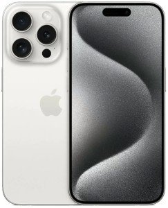 Смартфон Apple iPhone 15 Pro 1 ТБ, Dual: nano SIM + eSIM, белый титан Смартфон Apple iPhone 15 Pro 1 ТБ, Dual: nano SIM + eSIM, белый титан