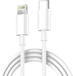 Кабель Apple USB Type-C - Lightning, 1 метр, белый Кабель Apple USB Type-C - Lightning, 1 метр, белый