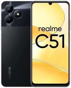Смартфон Realme C51 4/64GB Черный (RU) Смартфон Realme C51 4/64GB Черный (RU)