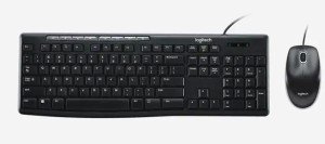 Клавиатура + мышка DESKTOP MK200 BLACK RUS 920-002694 LOGITECH