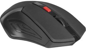 Мышь беспроводная ACCURA MM-275 черная/красная 52276 DEFENDER