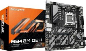 Материнская плата AMD B840 SAM5 MATX B840M D2H GIGABYTE