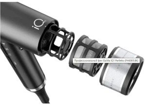 Фен IQ1 PERFETTO BLACK GA.MA