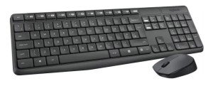 Беспроводная клавиатура + мышь MK235 RUS BLACK 920-007949 LOGITECH