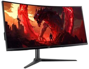 Монитор Acer XZ342CUV3bmiiphx 34'' 1500R, 21:9, VA, UWQHD, 1/4ms, 400cd, 180Hz, HDMI, DP, SPK, HAS