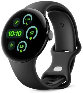 Смарт-часы Google Pixel Watch 3 41mm Matte Black Aluminum Case/Obsidian Active Band Смарт-часы Google Pixel Watch 3 41mm Matte Black Aluminum Case/Obsidian Active Band