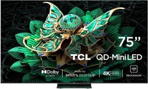 Телевизор TCL 75" (190 см) 75C7K черный Телевизор TCL 75" (190 см) 75C7K черный