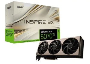 Видеокарта PCIE16 RTX5070TI 16GB RTX 5070 Ti 16G INSPIRE 3X OC MSI